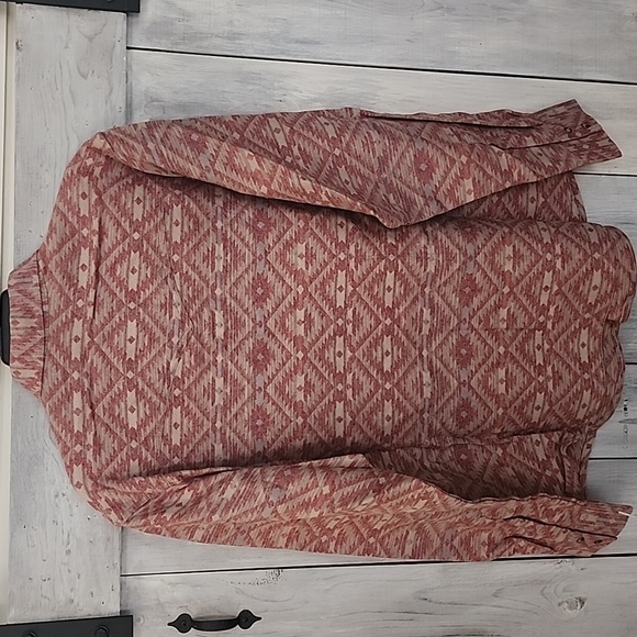 WRANGLER Retro Aztec Jacquard Snap Jacket Men's Size XL NWT - Picture 5 of 14